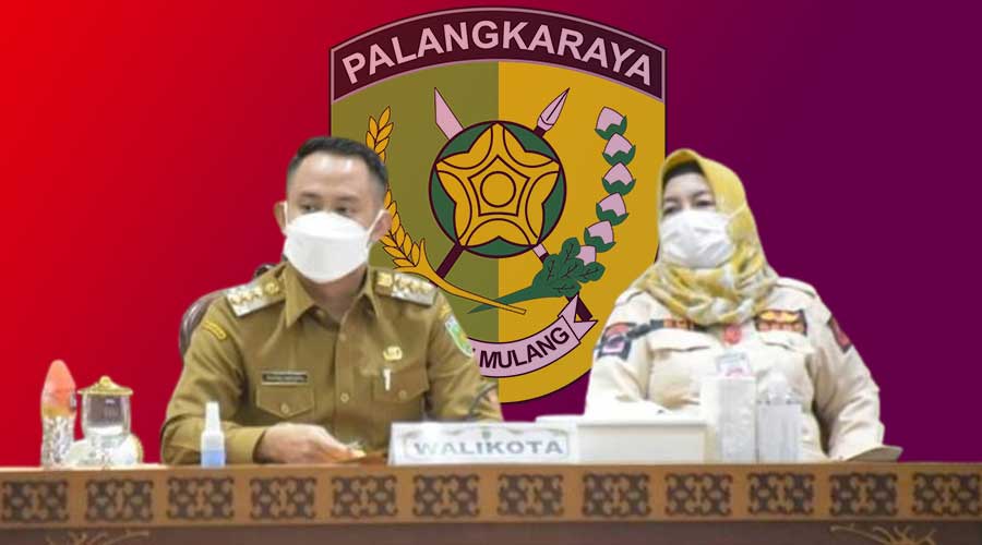 Wali Kota Palangka Raya, Fairid Naparin menghadiri acara rapat terbatas antara Pemerintah Provinsi Kalimantan Tengah (Kalteng), dengan pemerintah