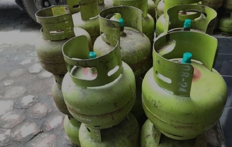 Ilustrasi tabung gas LPG 3 kilogram. Dok: Eranasional/HO ***.