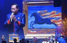 Lukisan kuda api karya SBY. Dok: Eranasional/HO LP6/Winda Nelfira.