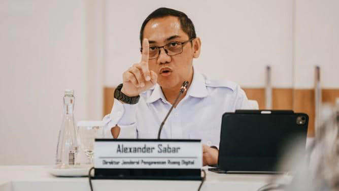 Direktur Jenderal Pengawasan Ruang Digital Komdigi, Alexander Sabar. Dok: Eranasional/HO Komdigi.