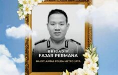 Almarhum Brigadir Fajar Permana.