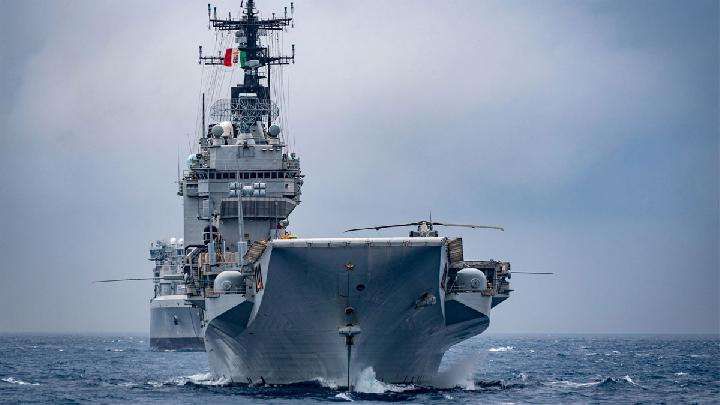 Kapal induk Garibaldi. Dok: Eranasional/HO RRI.