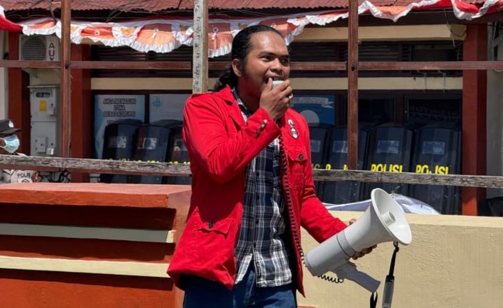 Ketua DPC GMNI Mamuju, Dicky Wahyudi
