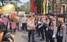 Penyambutan Kapolda Sulsel yang Baru, Irjen Pol. M. Awal Chairuddin, di Mapolda Sulsel, jumat 9 Oktober 2026. (Foto: Eranasional/Rio Anthoy)